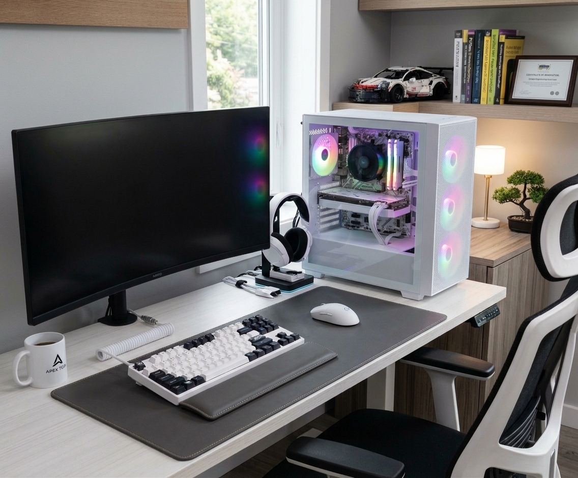 The FX-300 in a desk setup